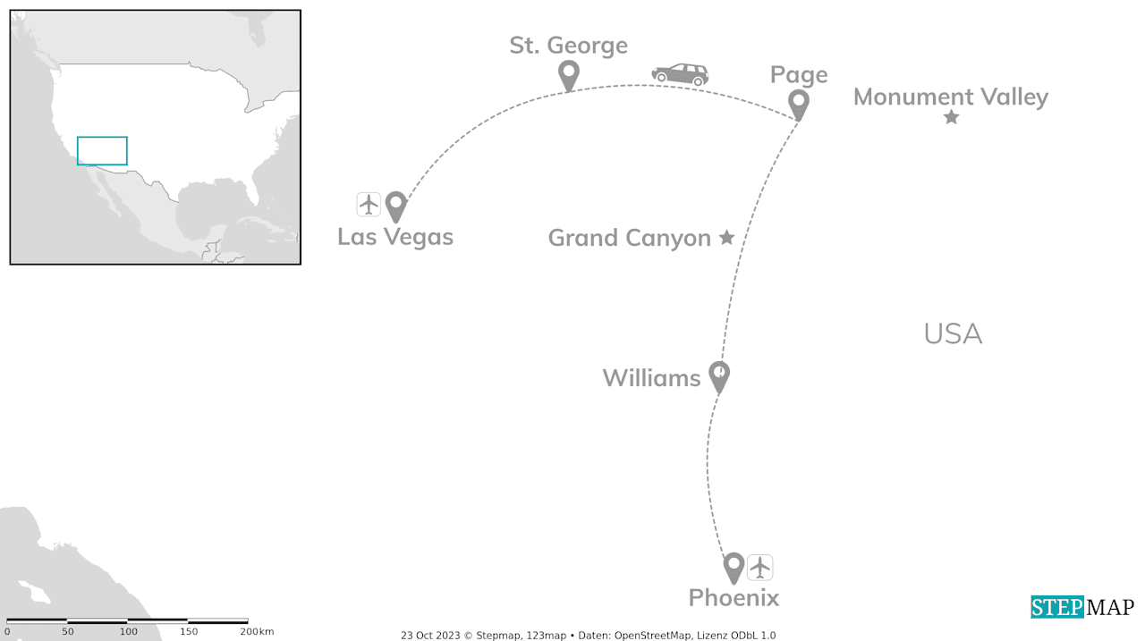 Wild West USA: Epic canyons and fabulous Vegas