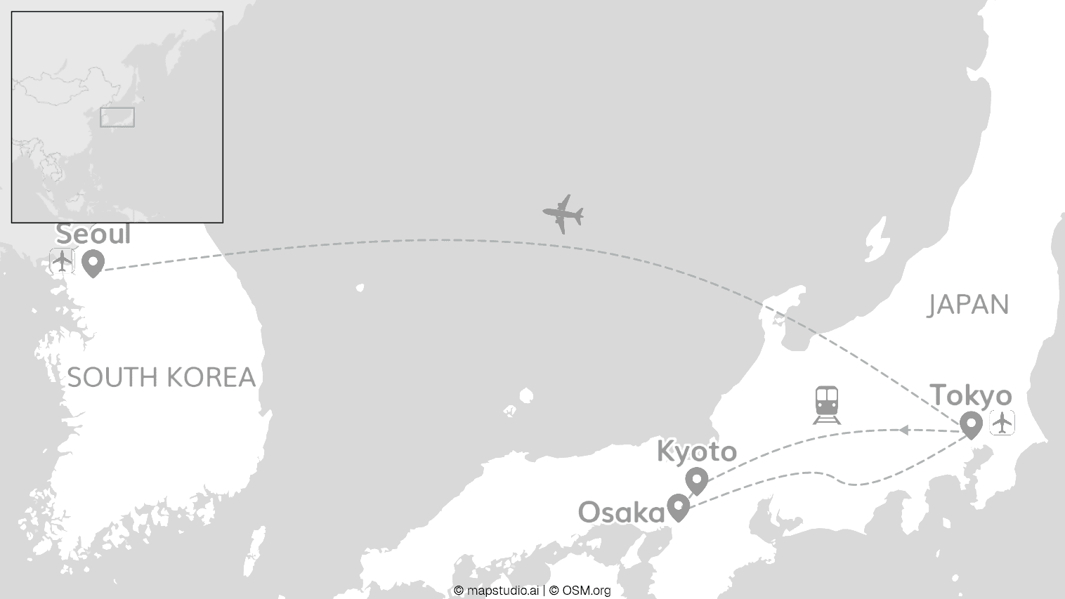 Japan meets Korea: Shibuya, Shinto and Seoul