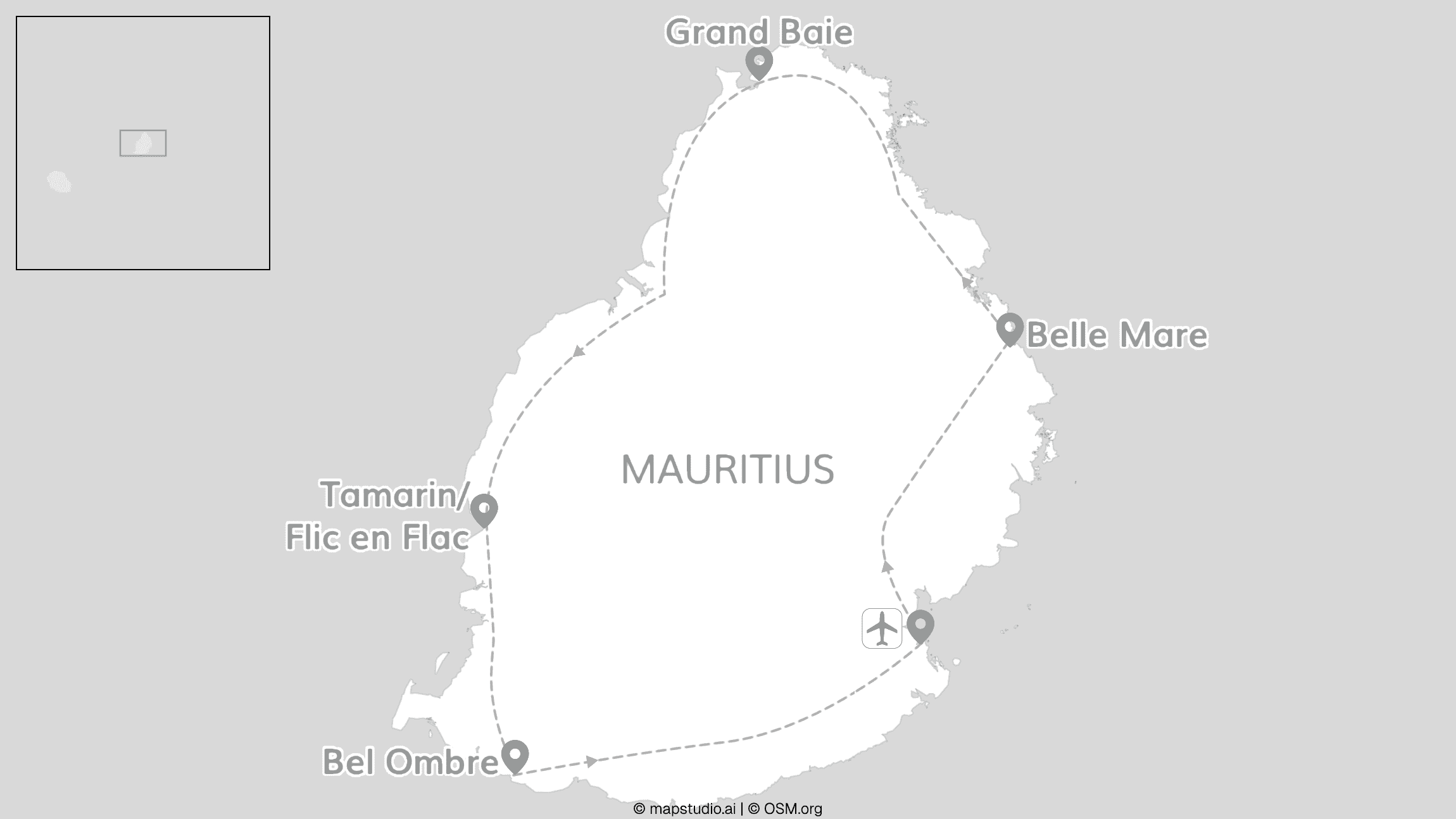 Mauritius Inselabenteuer: Zu Wasserfällen & Siebenfarbiger Erde